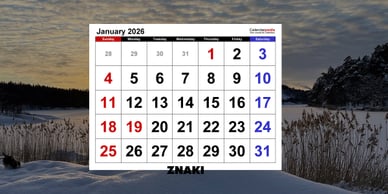 Röda dagar Januari 2026 Röda dagar Januari 2026