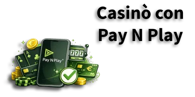 Tecnologia Pay N Play nei casinò Casinò con tecnologia Pay N Play
