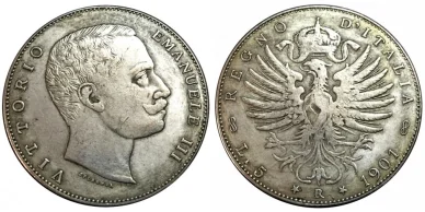 5 lire del 1901