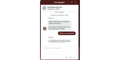 Chat assistenza Magius casino