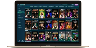 Schermata del casinò live online