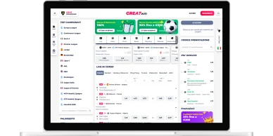 GreatWin scommesse sportive calcio live quote eventi