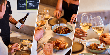 Jantar com vinho e petiscos na Taberna Sal Grosso em Lisboa