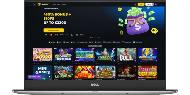 Homepage di Casabet Casino con bonus di benvenuto