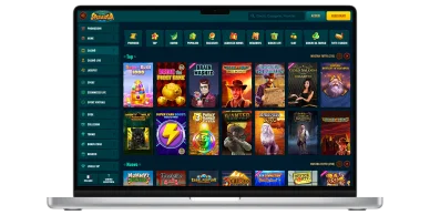 Interfaccia di gioco e slot disponibili su Spinanga