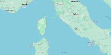 Corsica mappa Corsica cartina