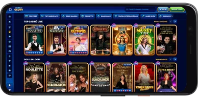 Spins of Glory live casino roulette blackjack dealer dal vivo Italia
