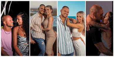 Nico Legat mit Ex-Freundinnen Sarah Liebich und Siria Longo – Temptation Island 2023