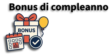 Come funziona il bonus di compleanno Bonus di compleanno
