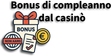 Bonus di compleanno dal casinò Bonus di compleanno