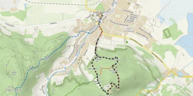 Mapa — Szlak zielony