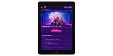 Offerta di Live Cashback Roby Casinò fino a 200 €