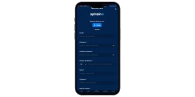 Come registrarsi su Spinsino Registrazione su Spinsino