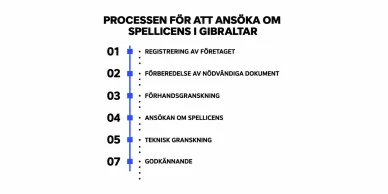 Steg i licensprocessen Steg i licensprocessen