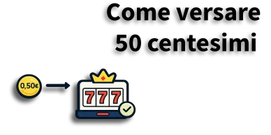 Deposito 50 centesimi casino