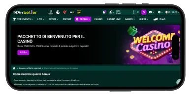 Spinbetter casino bonus di benvenuto e giri gratis Spinbetter bonus di benvenuto