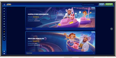 Tornei di Spins of Glory Casino con eventi