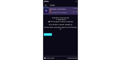 Promozioni e offerte nel conto personale di TurboWins casino Promozione inviata da Turbo Wins