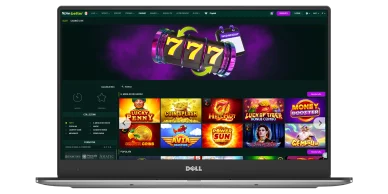 Interfaccia del casinò Spinbetter con giochi slot e bonus