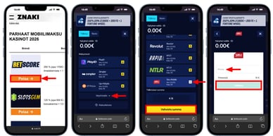 talletus mobiilimaksu casino