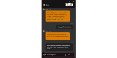 Servizio clienti Jokery Casino Supporto Jokery Casino