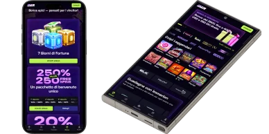Immerion Casino versione mobile interfaccia giochi su smartphone