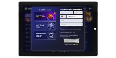 Registrazione dell’account
