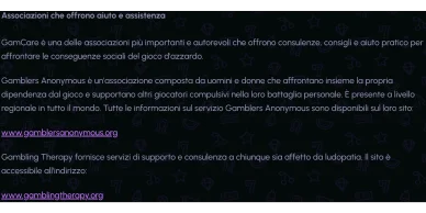 Link associazioni di aiuto