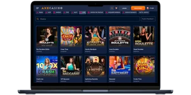 Giochi con dealer dal vivo su Axe Casino Live-casino Axe