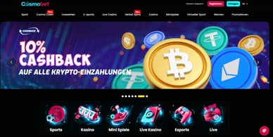Cosmobet Casino ohne LUGAS