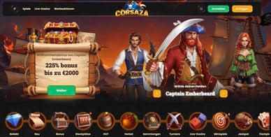 Corsaza Casino mit Flexepin