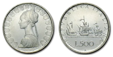 500 lire del 1957