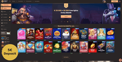 min 5 euro deposit casino