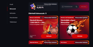 Yep casino üdvözlő bónusz