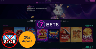 £20 minimum deposit casino