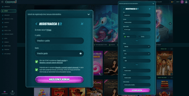 Caspero casino login