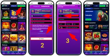 Rejestracja w kasynie Rejestracja w Spin Winera Casino