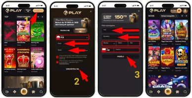 Rejestracja w kasynie Rejestracja w SevenPlay Casino