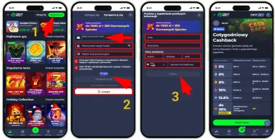 Rejestracja w w Fridayroll kasyno