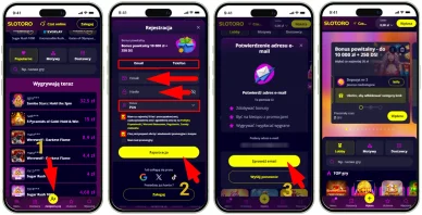 Rejestracja w Slotoro Kasino Rejestracja w kasynie