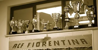 Trofei dell'ACF Fiorentina nel museo del club Trofei dell'ACF Fiorentina