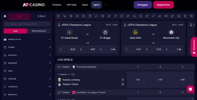 NV Casino Sportwetten