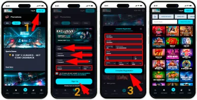 Rejestracja w kasynie Rejestracja w 31 Bets