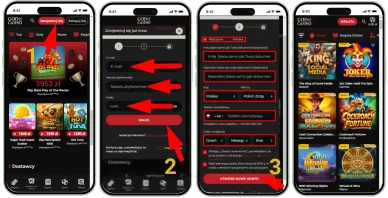 Rejestracja konta w God of Casino