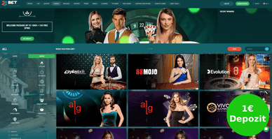 casino 1e deposit