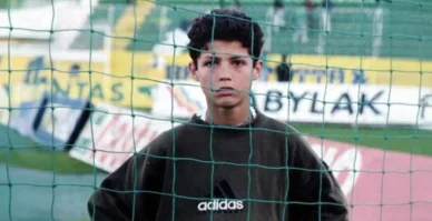 Cristiano Ronaldo as a child
