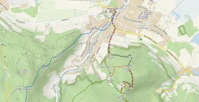 Szlak czerwony — mapa Mapa — Szlak czerwony