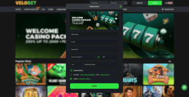 Registration at 10 deposit casino