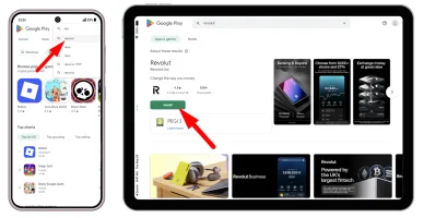 Mobilná aplikácia Revolut Mobilná aplikácia Revolut Google Play