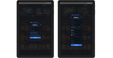 Formulaire d’inscription Aerobet casino. Inscription Aerobet casino en ligne.